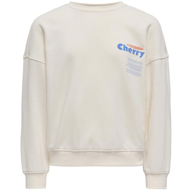 kids ONLY Tofu Cherry Philea Life Overzise Fruit O-neck Sweatshirt