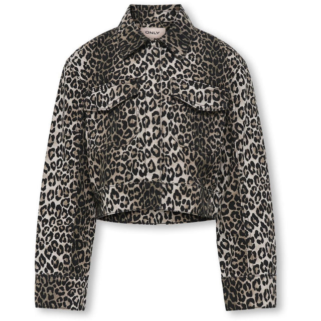 kids ONLY Black Leo Sandra-Lumi Printed Jakke