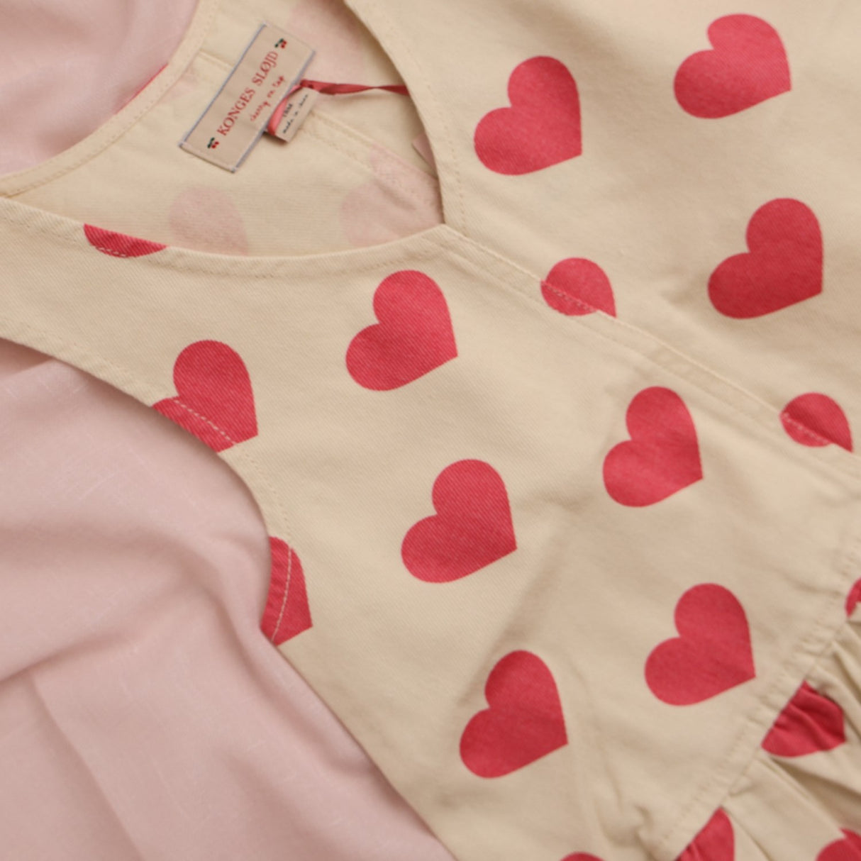 Konges Sløjd Bon Coeur Pink Magot Kjole GOTS