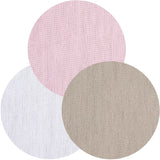 babybay® Flettet Sengerand White/Beige/Rosé 280 Cm