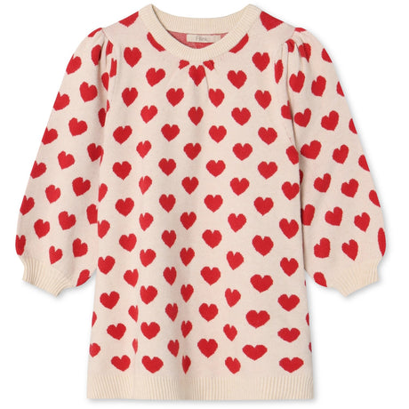 Fliink Pompeian Red/ Sandshell Alon Heart Kjole