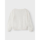 Lil'Atelier Coconut Milk Gliva Ivo Strik Cardigan