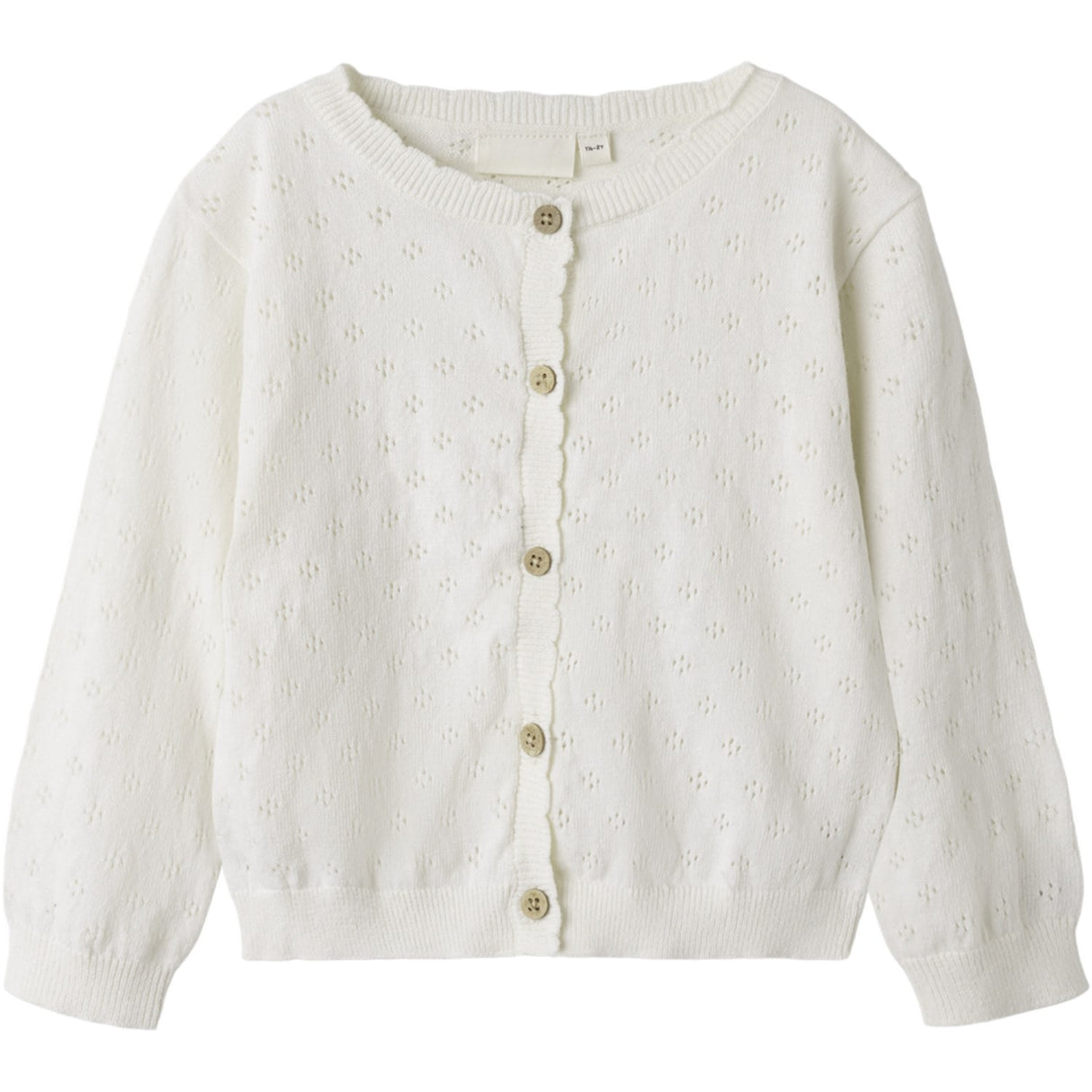 Lil'Atelier Coconut Milk Gliva Ivo Strik Cardigan