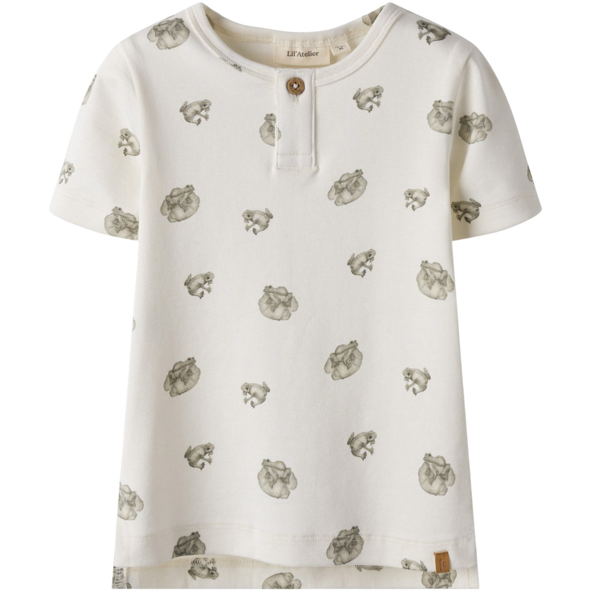 Lil'Atelier Coconut Milk Frog Gayo Sil Slim T-Shirt