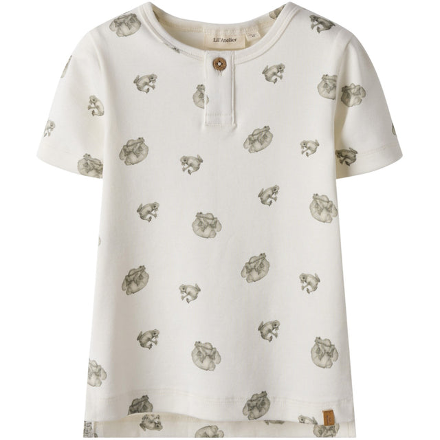Lil'Atelier Coconut Milk Frog Gayo Sil Slim T-Shirt