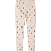 Lil'Atelier Silver Peony Cherry Lavo Elf Slim Leggings