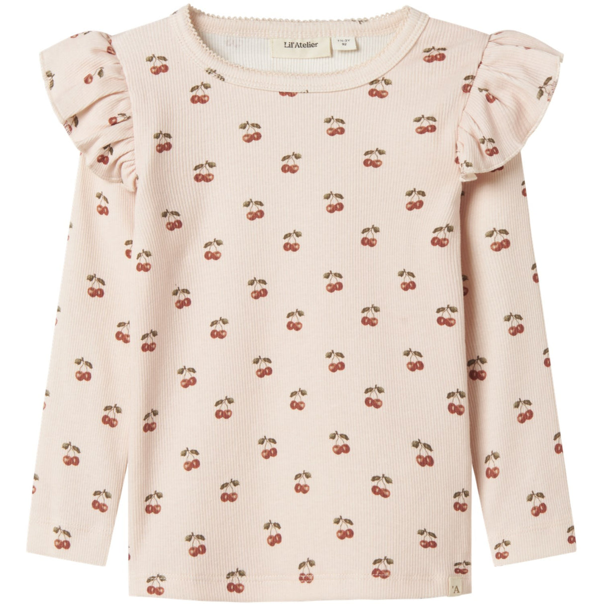 Lil'Atelier Silver Peony Lavo Eve Slim Bluse