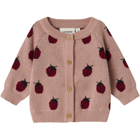 Lil'Atelier Misty Rose Lulio Strik Cardigan Noos