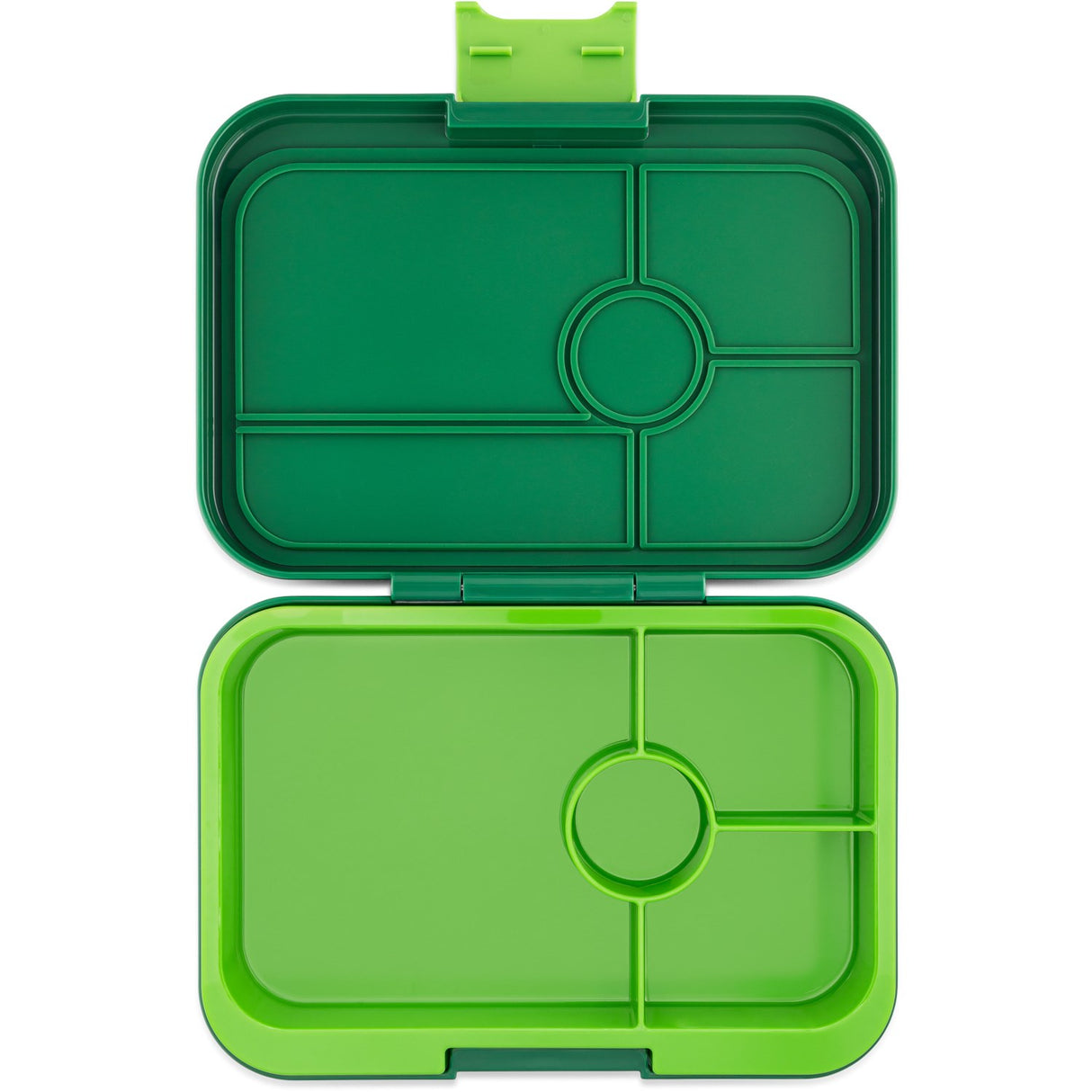 Yumbox Palm Green / Solid Lime Tray Leakproof Tapas XL 4 Bento Madkasse