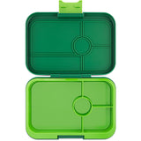 Yumbox Palm Green / Solid Lime Tray Leakproof Tapas XL 4 Bento Madkasse