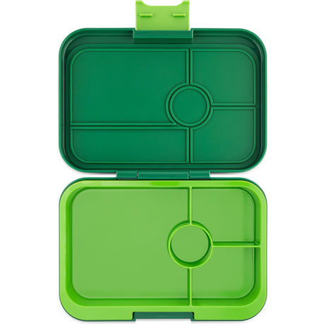 Yumbox Palm Green / Solid Lime Tray Leakproof Tapas XL 4 Bento Madkasse