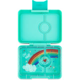 Yumbox Miami Aqua / Rainbow Tray Snack Size Small Bento Madkasse