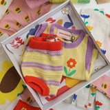 Bobo Choses Beige Flower Strikket Sæt