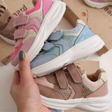 Bisgaard Sky Glitter Yuki Glitter Velcro Sko