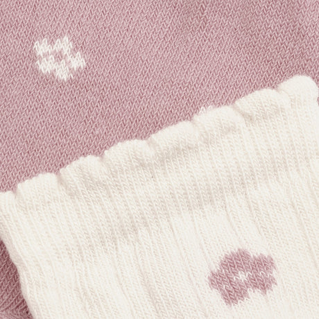 Minymo Ash Rose Strømper Med Lettuce Hem 2-Pak