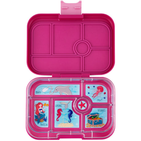 Yumbox Malibu Purple / Mermaid Tray Original 6 Rum Madkasse