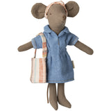 Maileg Denim Kjole Og Taske, Mor Mus