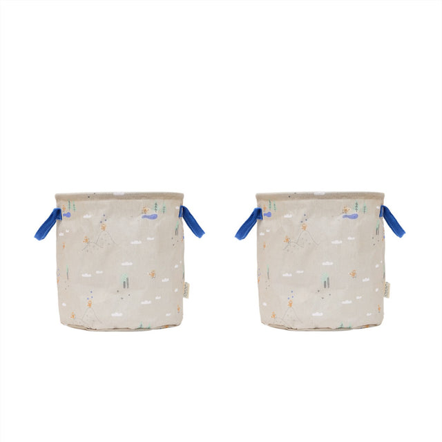 OYOY Foxy Opbevaring Kurv Medium 2-Pak