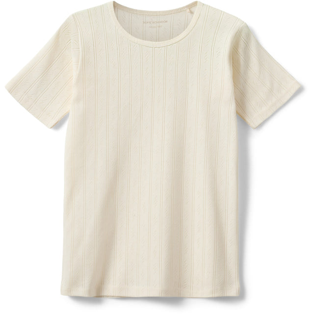Sofie Schnoor Off White Pipersy Pointelle T-shirt