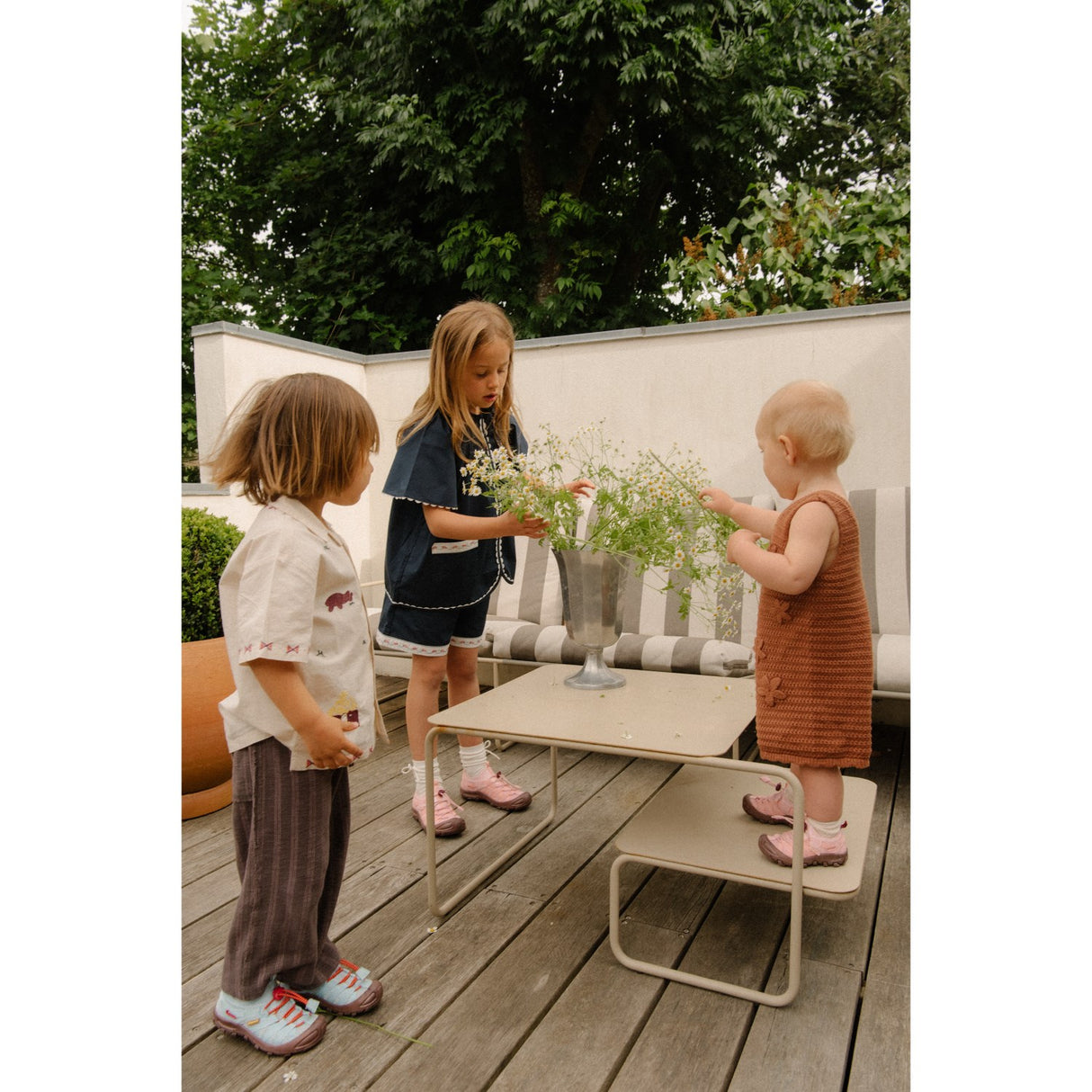 Bisgaard Sky Blue Trine Kjær X Robin Lace Sko