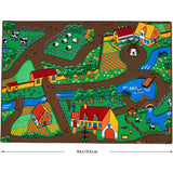 Rebel Roads Farm Life Gulvtæppe - 95 X 133 Cm