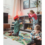 Rebel Roads Dino World Gulvtæppe - 95 X 133 Cm