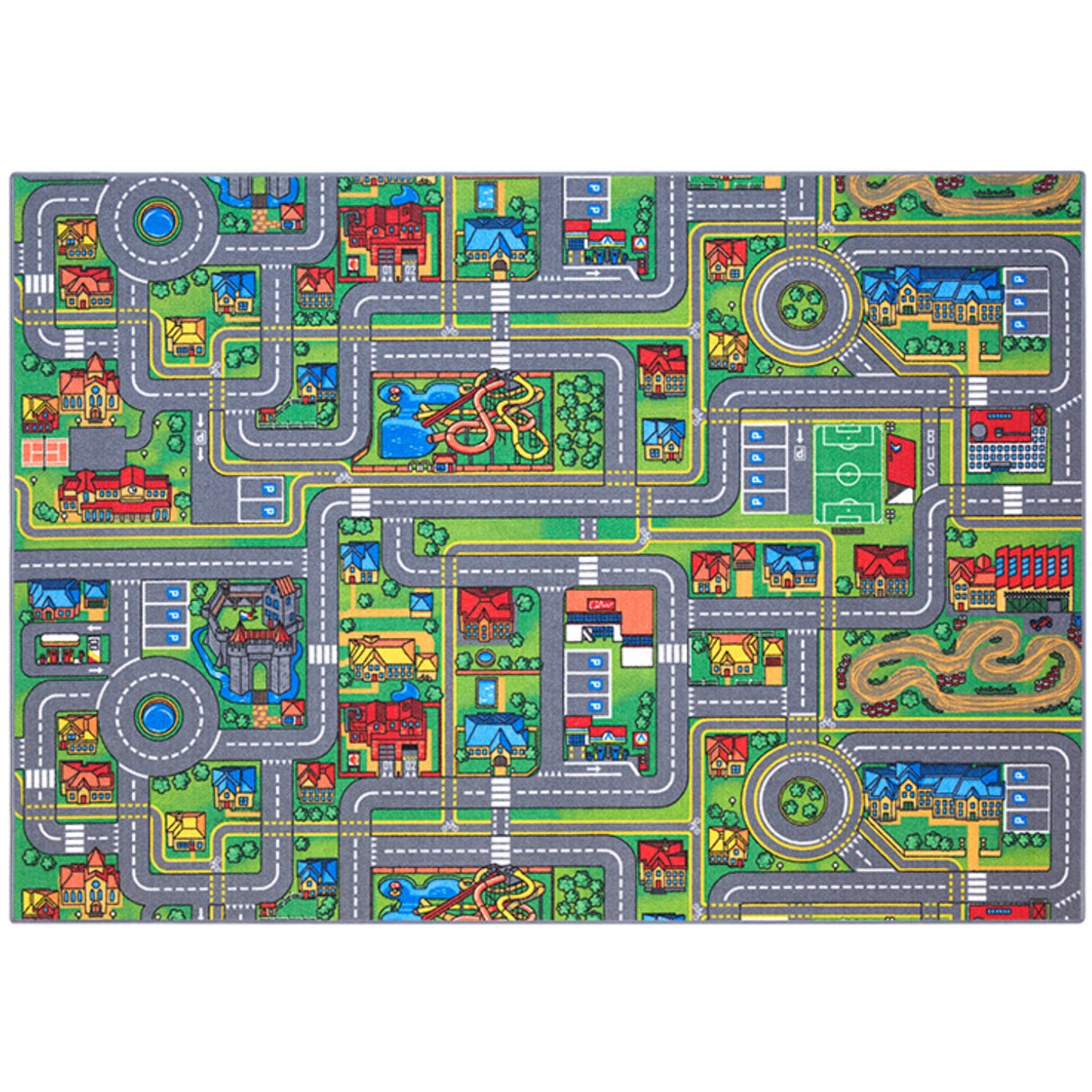 Rebel Roads City Life Gulvtæppe - 140 X 200 Cm
