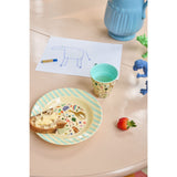 Rice Fun Fair Print Mint Melamine Kids Skål