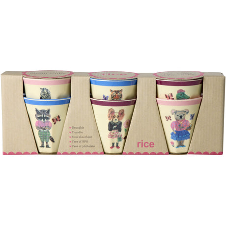 Rice Nathalie Lété Theme Melamine Kopper Small 6 Pak