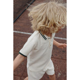Konges Sløjd Antique White Florian Polo T-Shirt GOTS