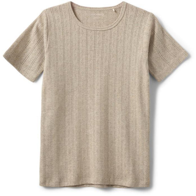 Sofie Schnoor Beige Pipersy Pointelle T-shirt