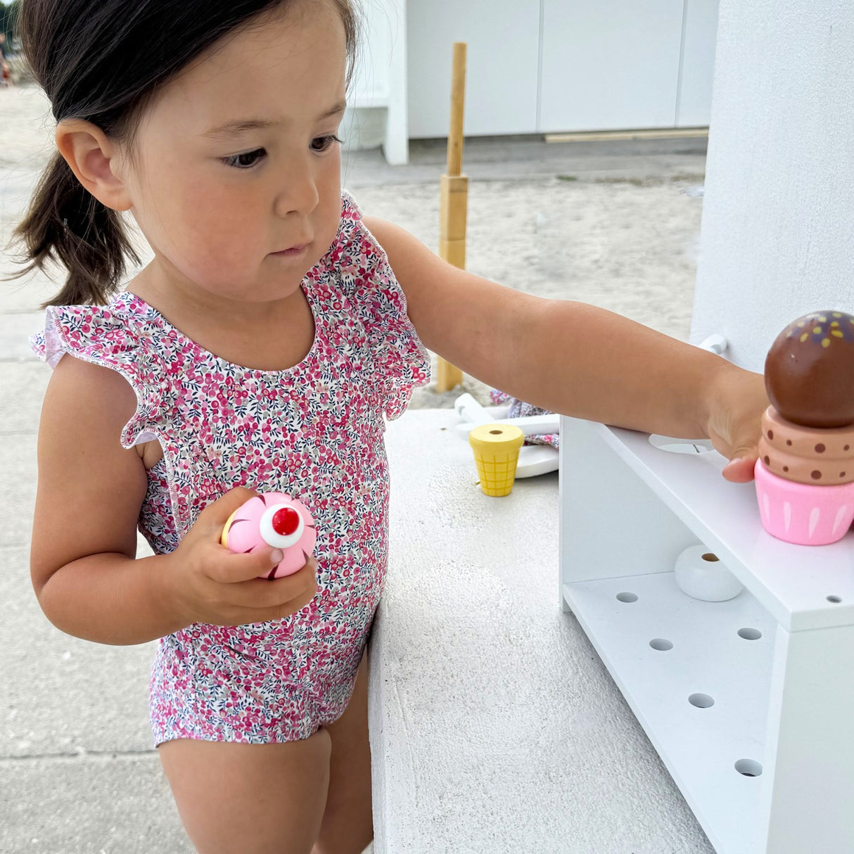 Petit Crabe Wiltshire Bud Bade Badedragt - Made Med Liberty© Stof