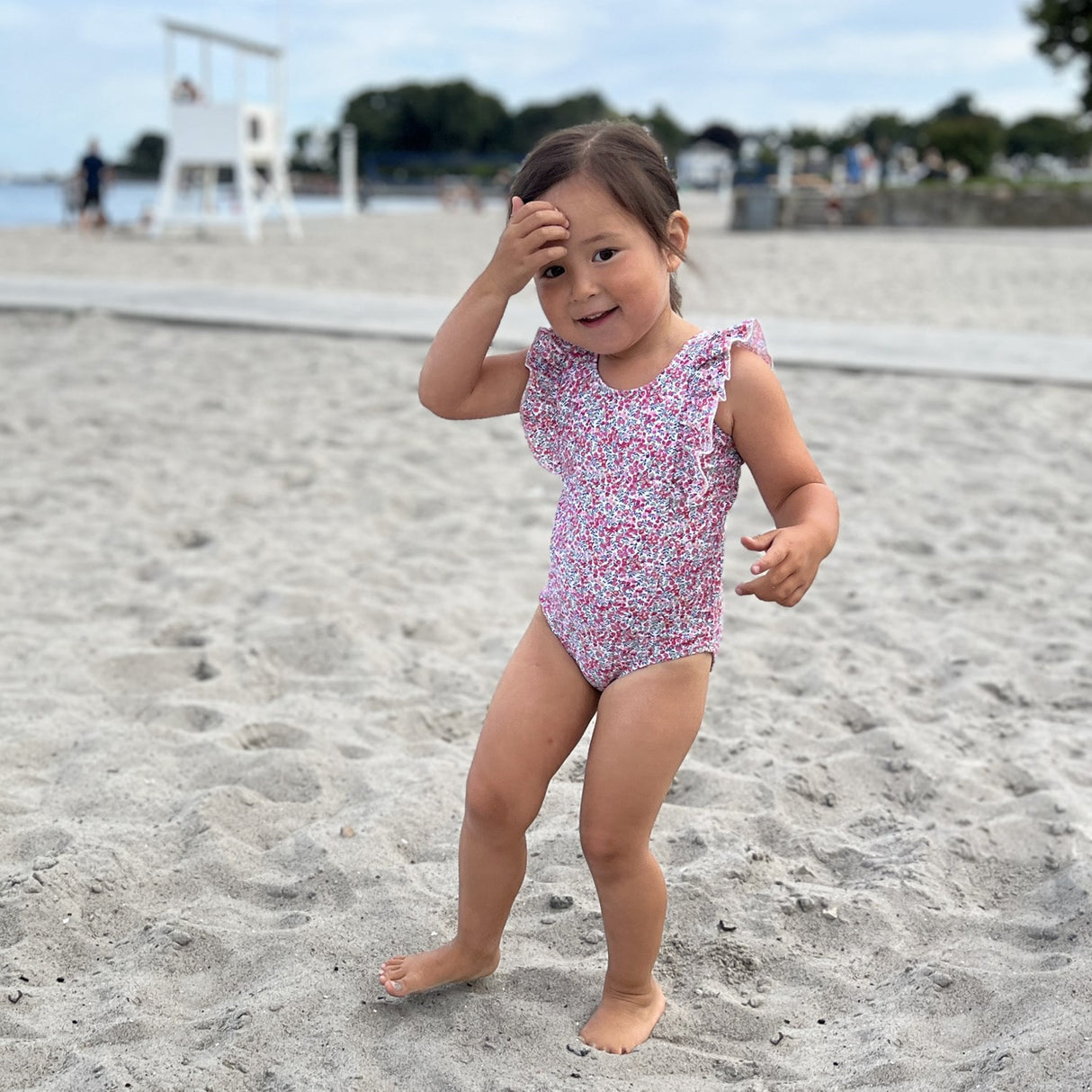 Petit Crabe Wiltshire Bud Bade Badedragt - Made Med Liberty© Stof