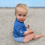 Petit Crabe Vertical Stripes Leo Blebadebukser