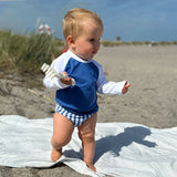 Petit Crabe Vertical Stripes Leo Blebadebukser