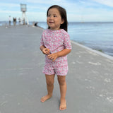 Petit Crabe Wiltshire Bud Alexa Badeshorts - Lavet af Liberty© Stof