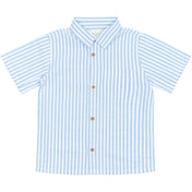 THE NEW Siblings X Luksusbaby Blue Fog Striped Ojo Skjorte