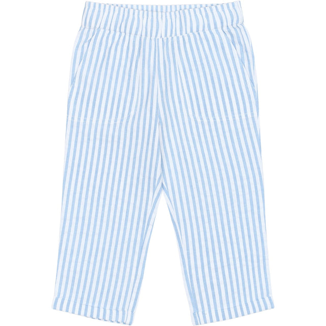 THE NEW Siblings X Luksusbaby Blue Fog Striped Ojo Bukser