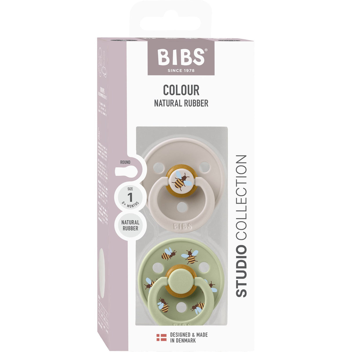 Bibs Mushroom Mix Sut Studio Colour Bumblebee Latex 2-Pak