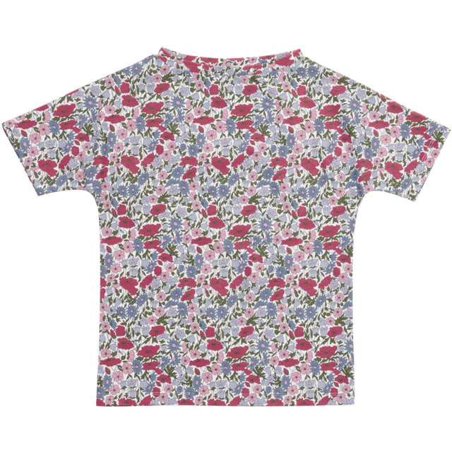Petit Crabe Poppy & Daisy P Luna Boatneck Uv-T-Shirt - Lavet af Liberty© Stof