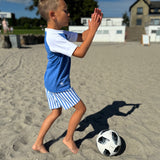 Petit Crabe Sapphire/White Raglan Uv-Swim Bluse S/S