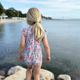 Petit Crabe Poppy & Daisy P Beaa Badedragt S/S - Lavet af Liberty Fabrics