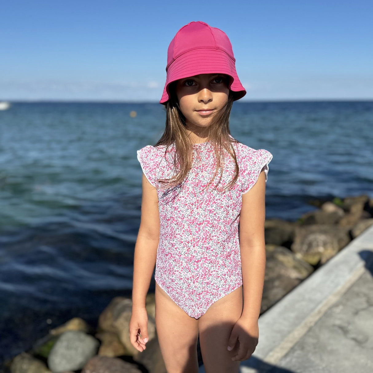 Petit Crabe Wiltshire Bud Beaa Badedragt S/S - Med Liberty Fabrics