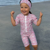 Petit Crabe Wiltshire Bud Natsu Badeheldragt S/S - Med Liberty© Stof