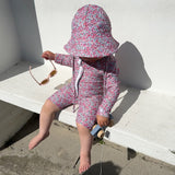 Petit Crabe Wiltshire Bud Combi Badeheldragt - Med Liberty© Stof