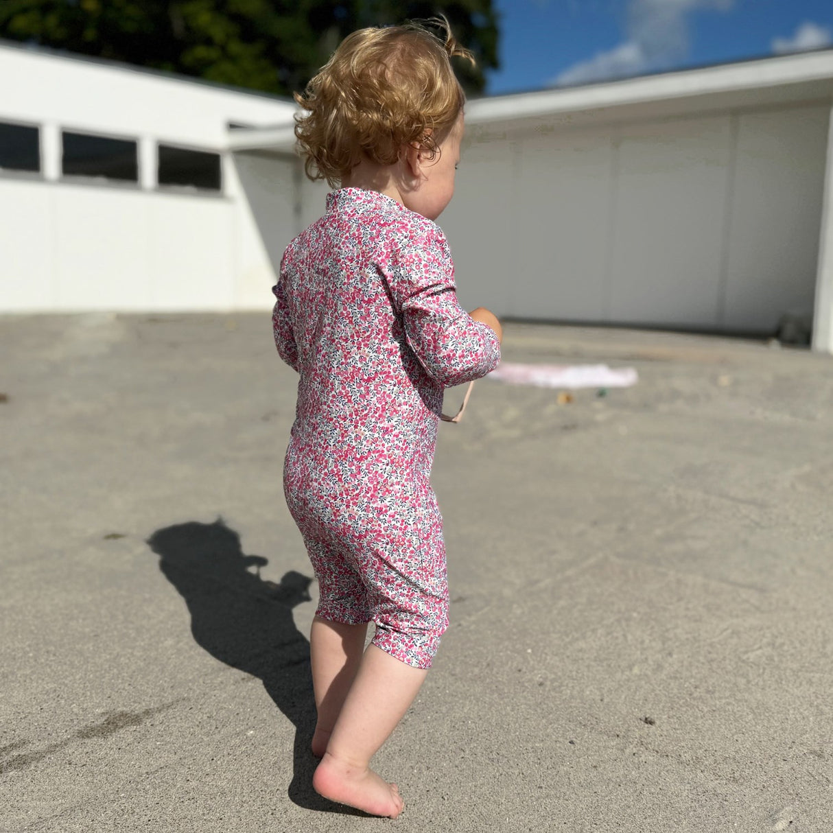 Petit Crabe Wiltshire Bud Combi Badeheldragt - Med Liberty© Stof