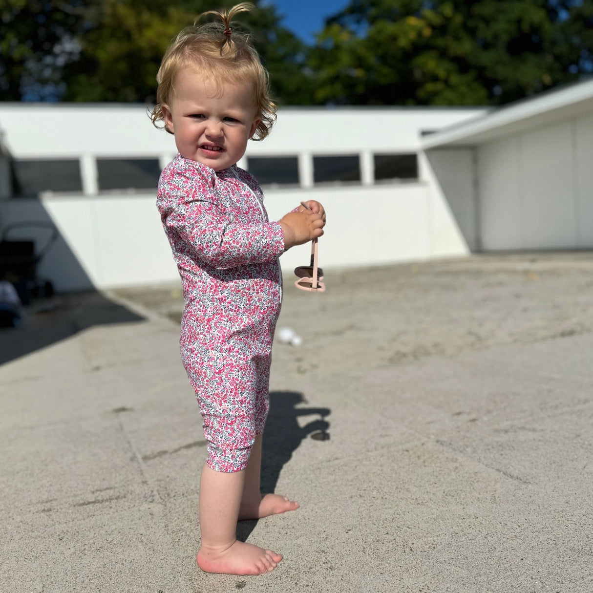 Petit Crabe Wiltshire Bud Combi Badeheldragt - Med Liberty© Stof