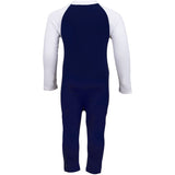 Petit Crabe Blue/White Multi Farve Badeheldragt L/S