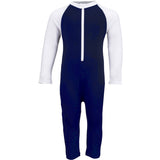 Petit Crabe Blue/White Multi Farve Badeheldragt L/S