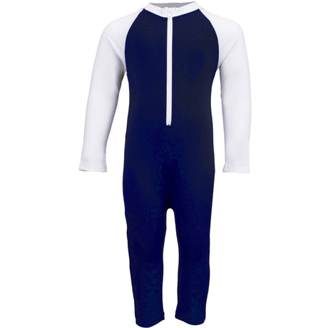 Petit Crabe Blue/White Multi Farve Badeheldragt L/S